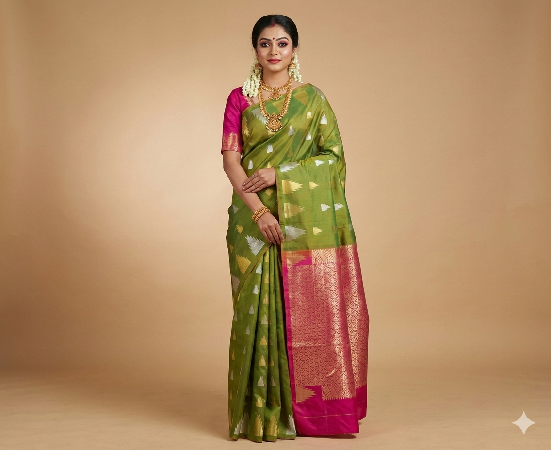 kanjivaram semi silk kanjivaram semi silk