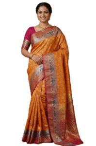 paithani semi silk