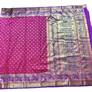 handloom paithani pure silk